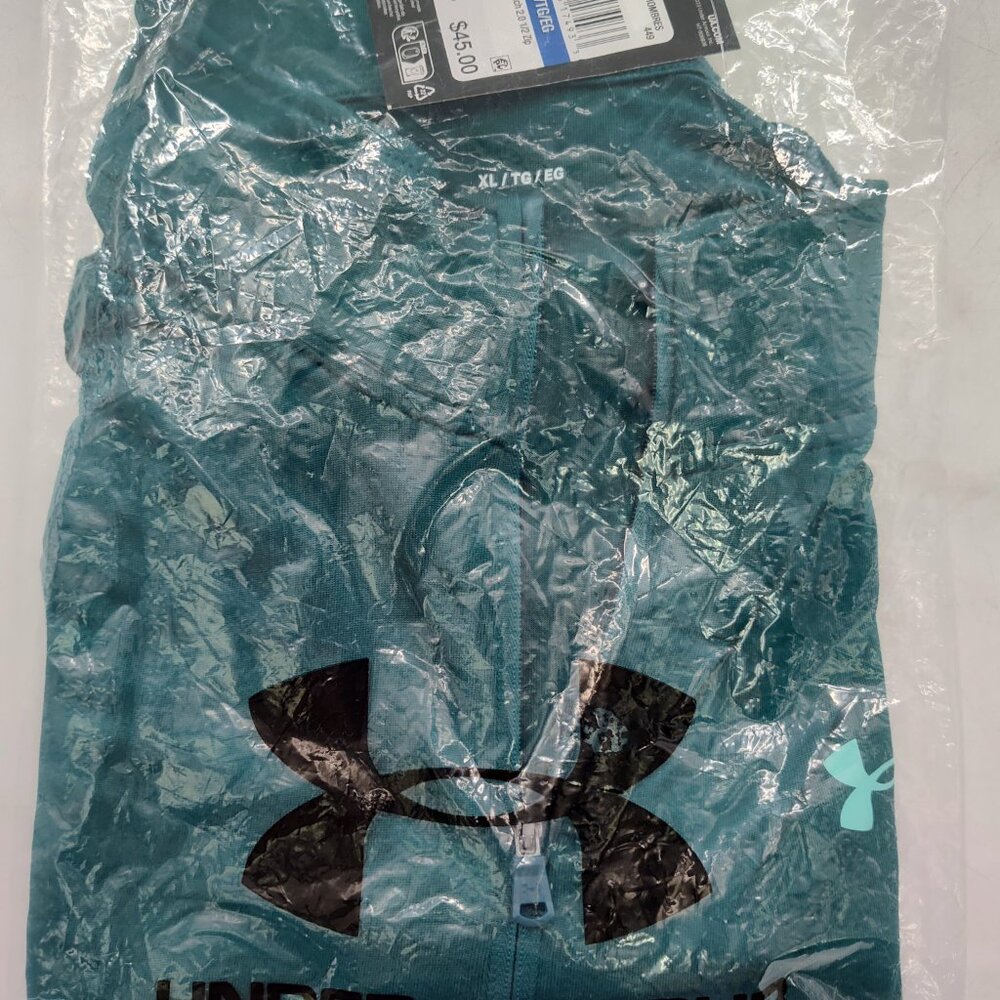 Men's Under Armour Tech 2.0 1/2 Zip Size XL Turquoise              P#19@CMK
